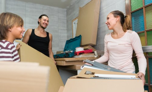 Commercial moving team planning an office relocation in Holland Park