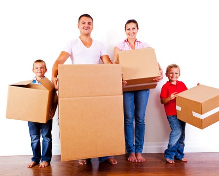 Staff using careful techniques while moving furniture