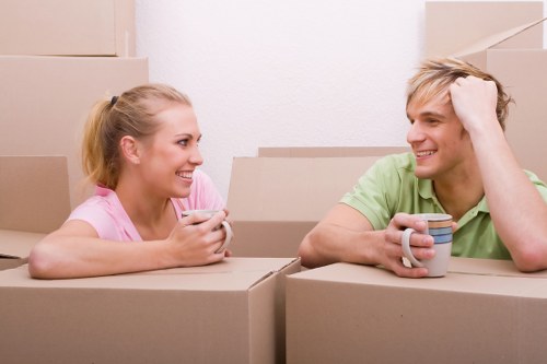 Example home move near Holland Park with furniture and boxes