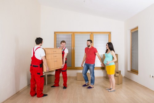 Packing and furniture handling for a Holland Park home move