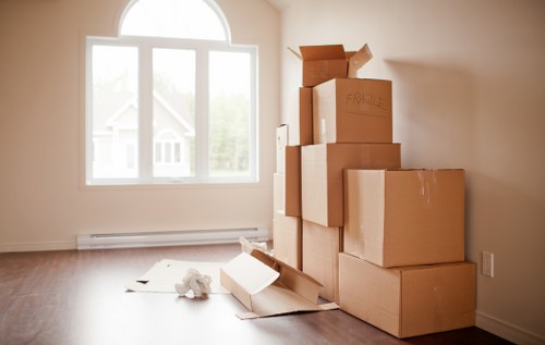 Team member assessing move risks before lifting
