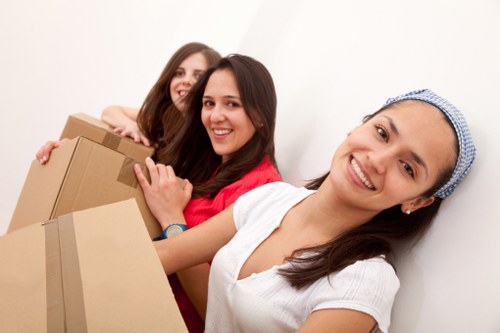 Careful furniture handling during a residential move in Holland Park