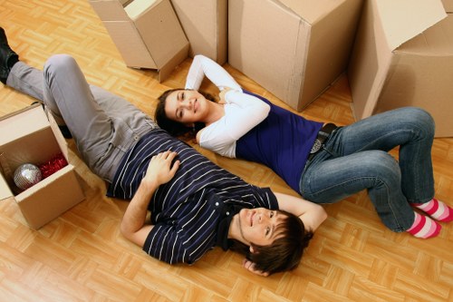 Residential property move in Holland Park with careful handling