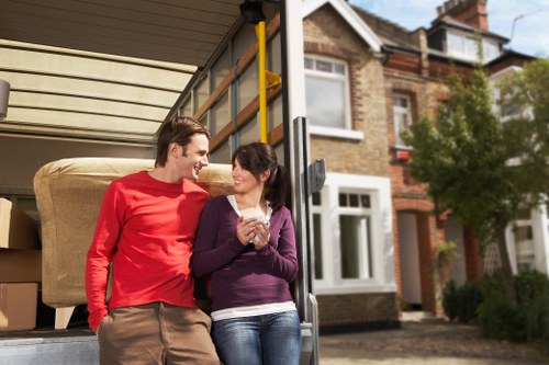 Local removals service supporting a business relocation near Holland Park