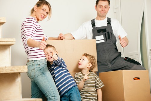 Removal truck service for flats and homes near Holland Park